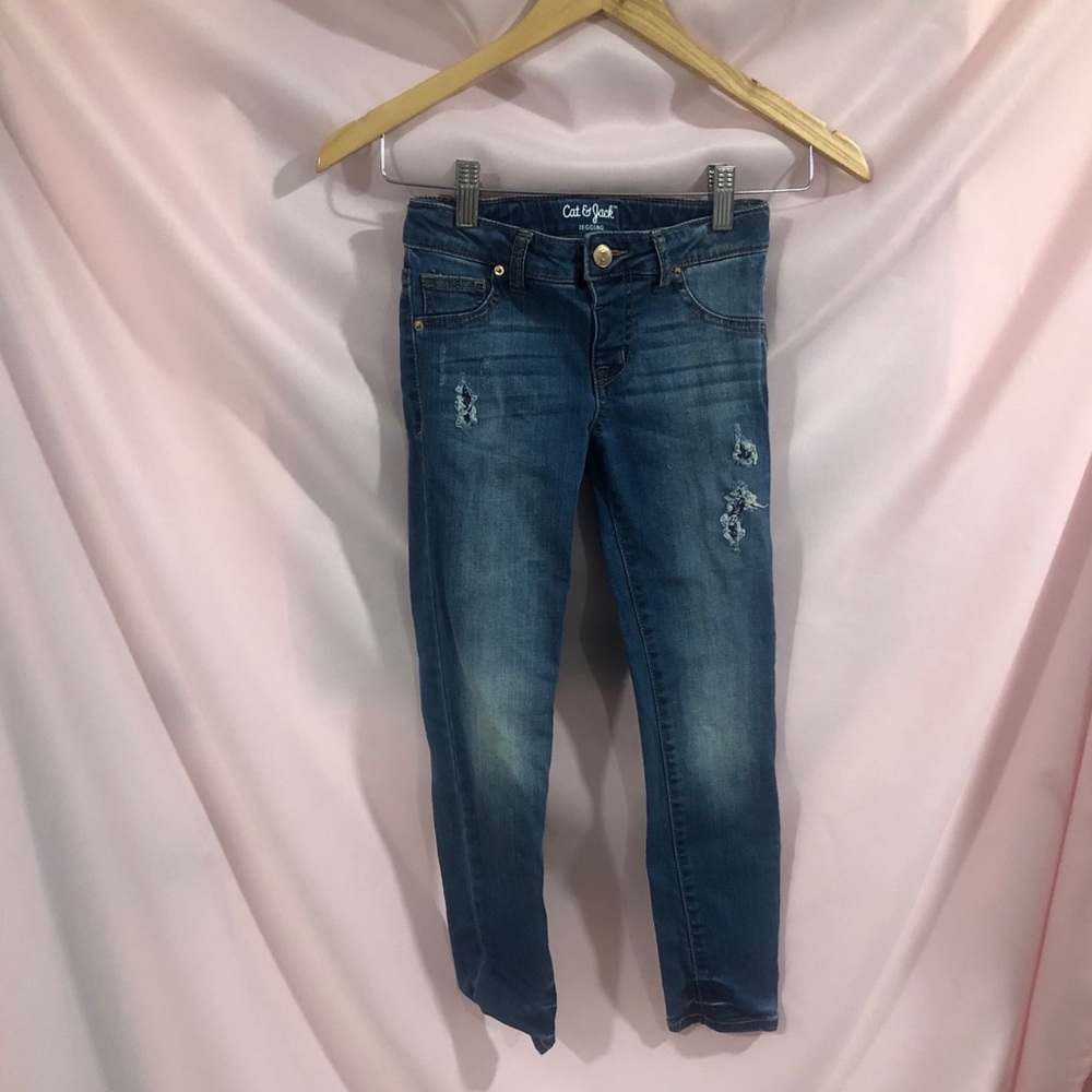 Cat & Jack Distressed Jegging Size 8